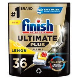 Finish Ultimate Plus kapsułki do zmywarki Lemon 36szt