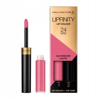 Max Factor Lipfinity Lip Colour dwufazowa pomadka w płynie o długotrwałym efekcie 022 Forever Lolita