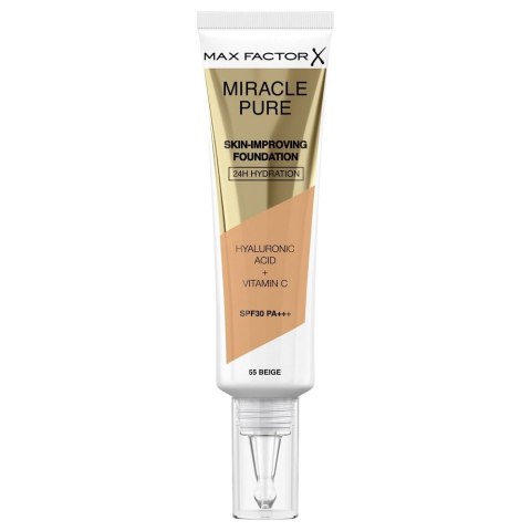 Miracle Pure SPF30 PA+++ podkład poprawiający kondycję skóry 55 Beige 30ml Max Factor