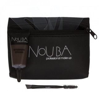 NOUBA Eyebrow Improver Set zestaw krem-żel do stylizacji brwi 30 + dwustronny aplikator + szablony 3szt + etui