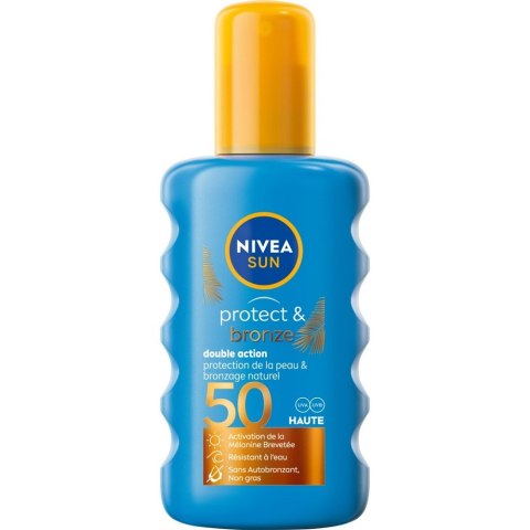 Sun Protect & Bronze balsam w sprayu aktywujący naturalną opaleniznę SPF50 200ml Nivea