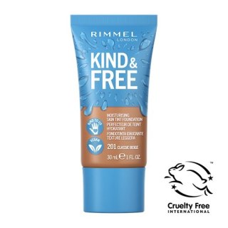 Rimmel Kind & Free wegański podkład nawilżający 201 Classic Beige 30ml