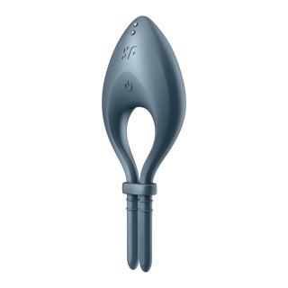 Satisfyer Bullseye wibrujący pierścień na penisa Dark Blue