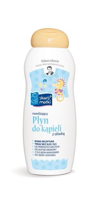 Skarb Matki Płyn do kąpieli z oliwką dla niemowląt i dzieci 250ml