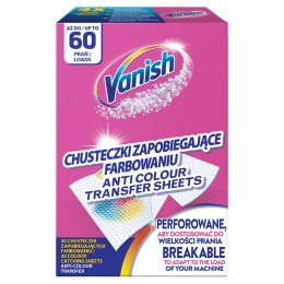 Color Protect chusteczki zapobiegające farbowaniu ubrań 60 prań (30 sztuk) Vanish