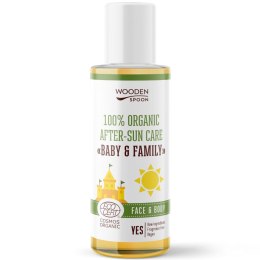Wooden Spoon Baby & Family 100% Organic After-Sun Care naturalny olejek po opalaniu 100ml