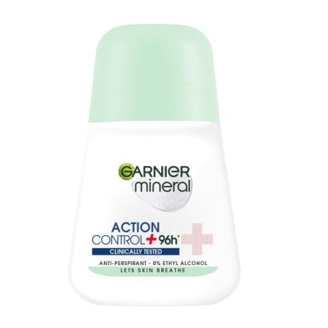 Mineral Action Control+ Clinically Tested antyperspirant w kulce 50ml Garnier