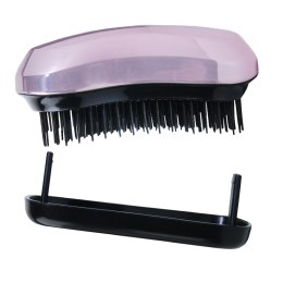 Brush & Go kompaktowa szczotka do włosów z nakładką Metaliczny Róż Inter Vion