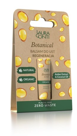 LAURA CONTI Botanical balsam do ust regenerujący z olejem bursztynowym 8.3g