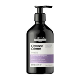 L'Oreal Professionnel Serie Expert Chroma Creme Purple Shampoo kremowy szampon do neutralizacji żółtych tonów na włosach blond