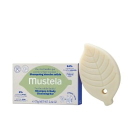 Mustela Shampoo & Body Cleansing Bar szampon w kostce do mycia włosów i ciała 75g