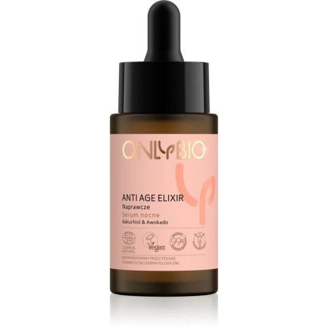 OnlyBio Anti Age Elixir naprawcze serum nocne 30ml