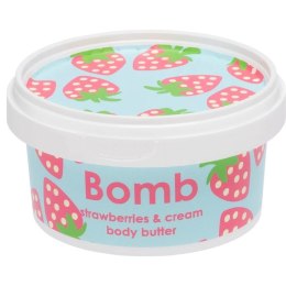 Bomb Cosmetics Strawberry & Cream Prefect Body Butter masło do ciała Truskawka & Śmietana 200ml