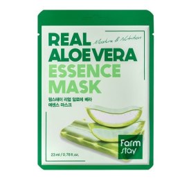 FarmStay Real Aloe Vera Essence Mask nawilżająca maseczka w płachcie z ekstraktem z aloesu 23ml