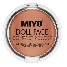 MIYO Doll Face Compact Powder puder matujący do twarzy 04 Camel 7.5g