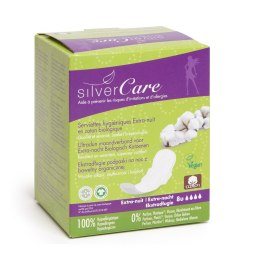 Masmi Silver Care ekstradługie podpaski na noc z bawełny organicznej 8szt