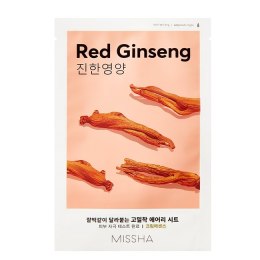 Missha Airy Fit Sheet Mask rewitalizująca maseczka w płachcie z ekstraktem z żeń-szenia Red Ginseng 19ml