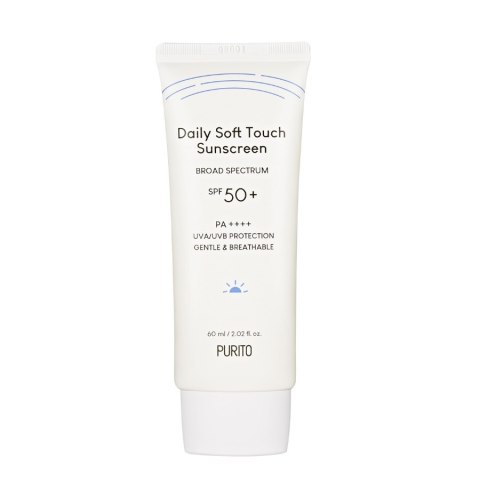 Daily Soft Touch Sunscreen SPF50+ PA++++ krem przeciwsłoneczny z ceramidami 60ml PURITO