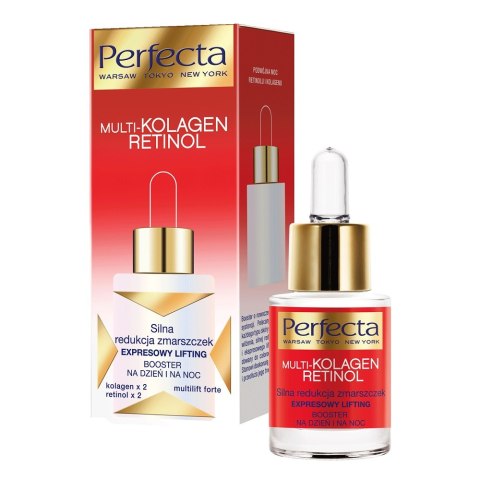 Multikolagen Retinol Expresowy Lifting booster na dzień i na noc 15ml Perfecta