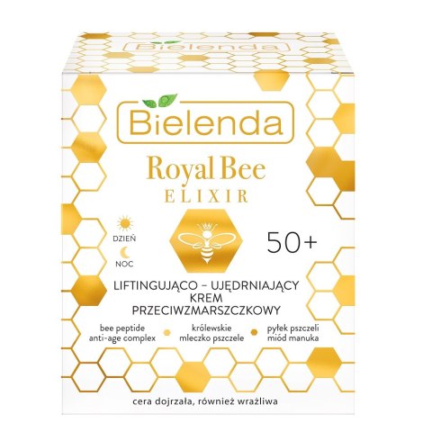 Bielenda Royal Bee Elixir 50+ liftingująco-ujędrniający krem przeciwzmarszczkowy na dzień i noc 50ml