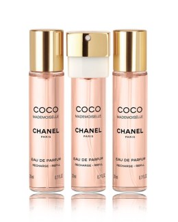 Coco Mademoiselle woda perfumowana spray wkład 3x20ml Chanel