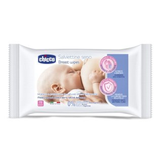 Chicco Breast Wipes nawilżająco-oczyszczające chusteczki do pielęgnacji piersi 72szt.