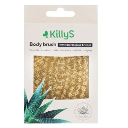 KillyS Body Brush szczotka do ciała z naturalnym włosiem z agawy