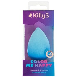 Color Me Happy gąbeczka 3D do makijażu Niebieska KillyS