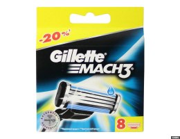 Mach 3 wymienne ostrza do maszynki do golenia 8 sztuki Gillette
