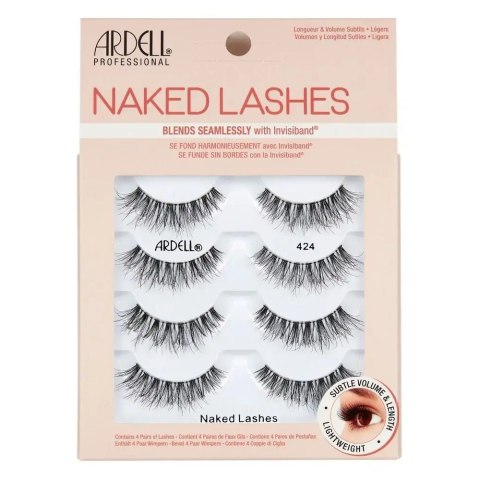 Naked Lashes Multipack sztuczne rzęsy na pasku 424 Black Ardell