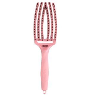 Olivia Garden Fingerbrush Pearl Pink Szczotka do rozczesywania włosów