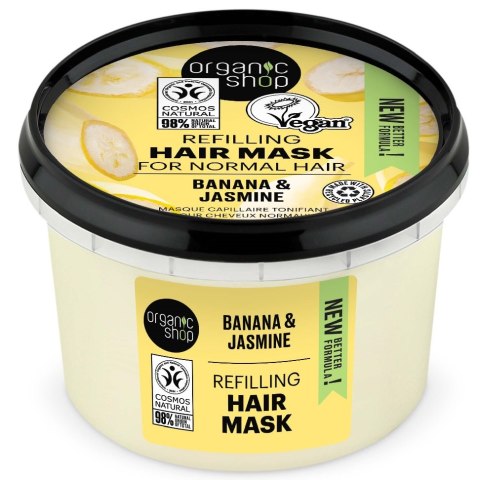 Express Volume Hair Mask maska do włosów zwiększająca objętość Jasmine & Jojoba 250ml Organic Shop