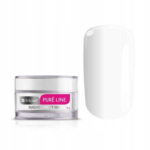 Pure Line Sugar Effect Gel żel do zdobień White 10g Silcare