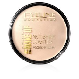 Art Make-Up Anti-Shine Complex Pressed Powder matujący puder mineralny z jedwabiem 33 Golden Sand 14g Eveline Cosmetics