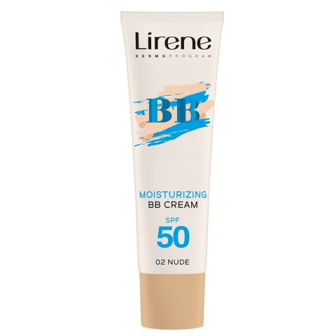 BB nawilżający krem koloryzujący SPF50 02 Nude 30ml Lirene