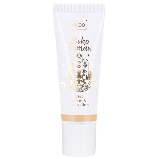 Wibo Boho Woman 2 in 1 Cream & Foundation 2w1 krem i podkład do twarzy 1 25g