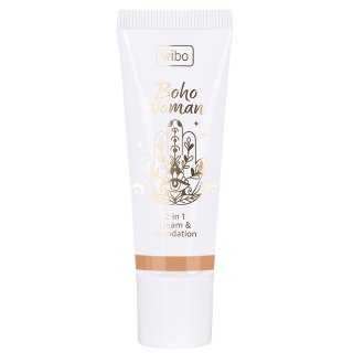 Wibo Boho Woman 2 in 1 Cream & Foundation 2w1 krem i podkład do twarzy 3 25g