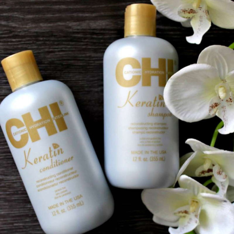 CHI Keratin szampon regenerujący z keratyną 355ml