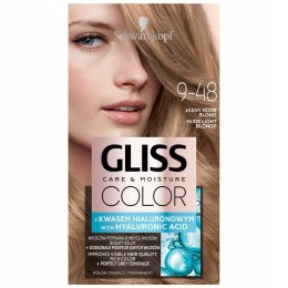 Color Care & Moisture farba do włosów 9-48 Jasny Nude Blond Gliss