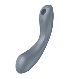 Curvy Trinity 1 stymulator łechtaczki z wibracjami Grey Satisfyer