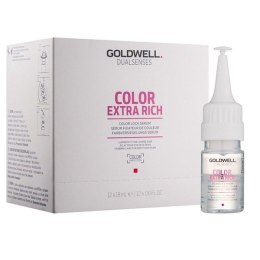 Dualsenses Color Extra Rich Intensive Conditioning Serum intensywne serum do włosów naturalnych i farbowanych 12x18ml Goldwell