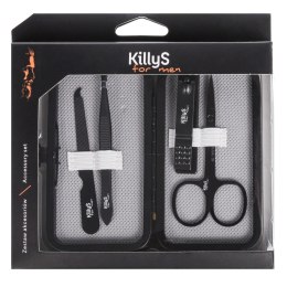 For Men Accessory Set zestaw nożyczki do paznokci + obcinaczki do paznokci + pilnik do paznokci + pęseta do depilacji KillyS