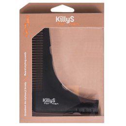 For Men Beard Styling Comb drewniany grzebień do stylizacji brody KillyS