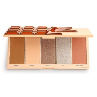 Makeup Revolution I Heart Revolution Chocolate Face Palette paleta cieni do powiek Waffle 18g