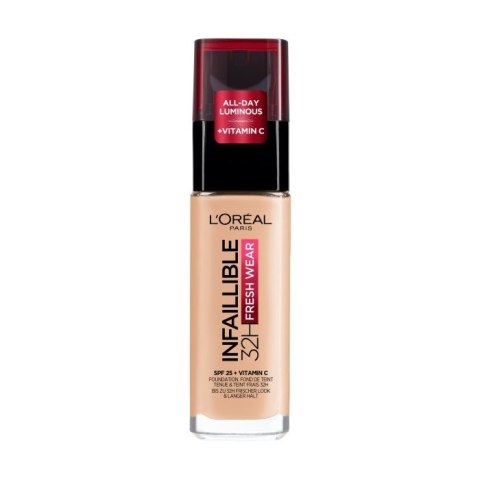 Infallible 32H Fresh Wear Foundation długotrwały podkład do twarzy 180 Rose Sand 30ml L'Oreal Paris