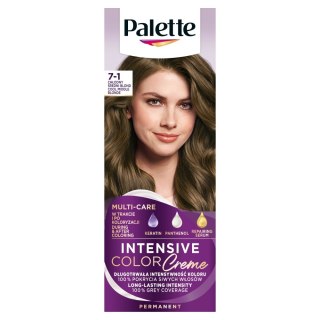 Palette Intensive Color Creme farba do włosów w kremie 7-1 Chłodny Średni Blond