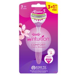 My Intuition Xtreme 3 Comfort Cherry Blossom jednorazowe maszynki do golenia dla kobiet 4szt Wilkinson