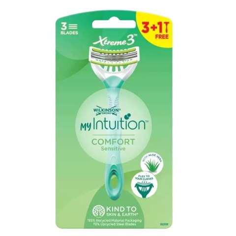 My Intuition Xtreme3 Comfort Sensitive jednorazowe maszynki do golenia dla kobiet 4szt Wilkinson