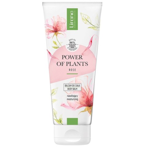 Power of Plants nawilżający balsam do ciała Róża 200ml Lirene Power of Plants nawilżający balsam do ciała Róża 200ml Lirene