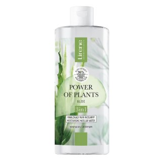 Power of Plants nawilżający płyn micelarny 3w1 Aloes 400ml Lirene